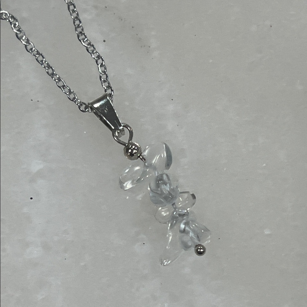 Clear Quartz Pendant Necklace